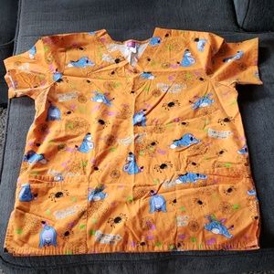 Halloween Disney Scrub Top